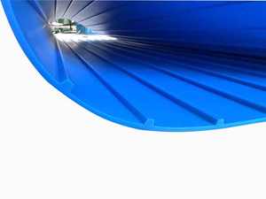 Blauwe Pu Food Grade Gemakkelijk Schoon Transportband Voor Zeevoedselverwerking - Product Image 4