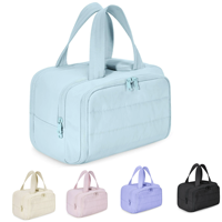 Trousse de Toilette Matelassée Grande Capacité 4-en-1 Multifonctionnelle pour Voyage – Collection Boutique