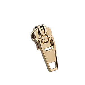 <span class=keywords><strong>Fermeture</strong></span> à glissière en métal sur mesure en gros remplacement de la tête YG or noir Nickel curseurs de verrouillage à ressort Jeans poignées de <span class=keywords><strong>fermeture</strong></span> à glissière pour sacs - Product Image 5