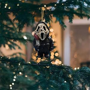 Décorations d'arbre <span class=keywords><strong>de</strong></span> Noël d'Halloween, pendentif en acrylique effrayant <span class=keywords><strong>Film</strong></span> d'<span class=keywords><strong>horreur</strong></span> Ornements suspendus Fournitures <span class=keywords><strong>de</strong></span> fête Pendentif <span class=keywords><strong>de</strong></span> voiture d'Halloween - Product Image 6