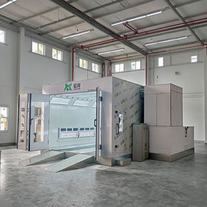 فرن رش طلاء محمول يعمل بالكهرباء/الديزل مع إضاءة LED ونظام تهوية سفلي للطلاء الفعال - Product Image 4