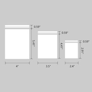 Customizable Sizes Moisture Proof Clear Zipper Top LDPE Storage Bags for Mobile Phone Accessories - Product Image 2