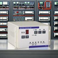 Panel de Control Automático de Nivel de Agua, Unidad Maestra para Tanques Industriales, Bombas, Paneles de Control de Motores, 220V, Memoria de Datos, Eléctrico