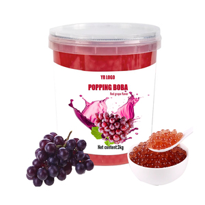 Boba à la fraise premium pour Bubble Tea avec emballage en bouteille de sucre - Garnitures de boissons en gros - Product Image 2