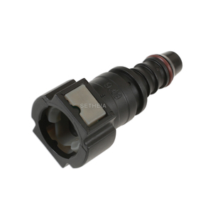 SAE 3/8 "дюйм 9,49 мм-ID8 мм Гнездовой разъем для автомобильного топлива мочевины водосточная система нейлоновая труба резиновый шланг фитинги для подключения - Product Image 2