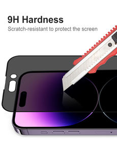 ฟิล์มกันรอยแบบป้องกันความเป็นส่วนตัวคุณภาพสูง ความแข็ง 9H สำหรับ iPhone 11 12 13 14 15 Pro Max ฟิล์มกันรอยแบบมืออาชีพ - Product Image 6