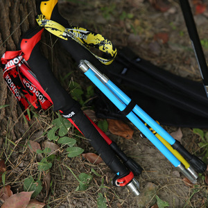 Bâtons de randonnée KODENOR Freelight 7 Series en fibre de carbone, 35 cm, verrouillage externe, légers, pour la randonnée et la marche - Product Image 5