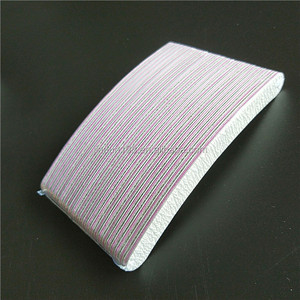 Zebra Banana Nail Files with Custom Logo 80/80 100/180 Nail File Set 100/100 Emery Board Lima Durable Beauty Nail PolishTools