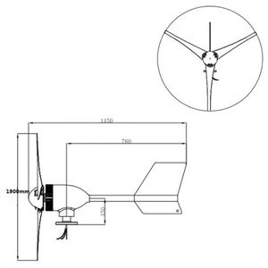 <span class=keywords><strong>Generador</strong></span> Eólico Horizontal a Precio de Fábrica, <span class=keywords><strong>Generador</strong></span> Eólico <span class=keywords><strong>Casero</strong></span> de 1200w, <span class=keywords><strong>Generador</strong></span> Eólico de 12v 24v 48v - Product Image 4