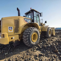 Chargeuse sur pneus CAT 966H d'occasion, fabriquée aux États-Unis, prix avantageux, chargeuse frontale Caterpillar 966 en Chine.