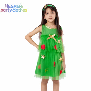 HESPER Children's Costume Christmas Tree Dress Party Costume School Festival Stage Costume christmas Dress For Women - Product Image 2