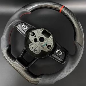 Volant en fibre de carbone de haute qualité adapté à Volkswagen Polo gti Scirocco GTS <span class=keywords><strong>GTE</strong></span> GLI R-Line <span class=keywords><strong>Golf</strong></span> 6 Mk4 Mk5 Mk7 GTD CC - Product Image 2