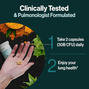 Private Label santo basilico curcuma intestinale salute polmone supporto probiotico integratore per fumatori cura delle vie respiratorie - Product Image 4