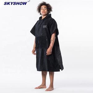 Nuovo arrivo Logo personalizzato spiaggia <span class=keywords><strong>impermeabile</strong></span> nuotata spessa calda fasciatura Surf Poncho asciugamano con Logo - Product Image 3