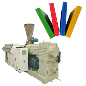 Máquina de fabricação de placas de espuma de PVC de segunda mão, extrusoras de plástico para máquinas compostas de plástico e madeira folhada