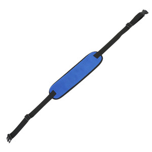 Ceinture de sécurité pour fauteuil roulant bleue, largeur 4 cm, ceinture de siège confortable pour les soins aux personnes handicapées - Product Image 3