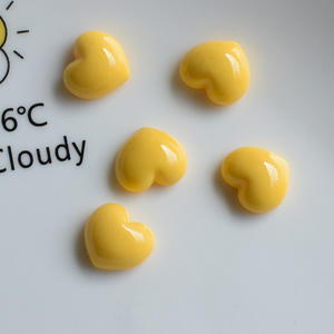 Accesorios de Moda de Resina con Corazones Brillantes y Lindos para Fundas de Teléfono Móvil y Adornos para Zapatos, Temática de Amor, Pegamento en Crema - Product Image 6