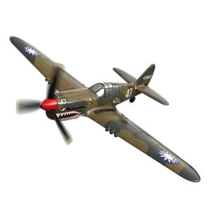 Onkey U-turn Aerobatic Function 2.4GHz Remote Control P-40 Pesawat Tempur RC Pesawat Slider untuk Anak-anak