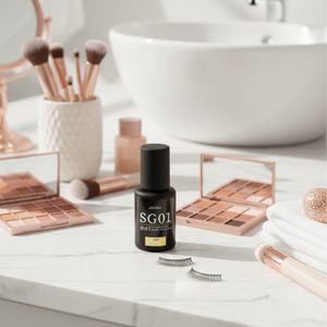 Pegamento para Extensión de Pestañas de Gel de Alta Humedad Sin Látex para Distribuidores Autorizados con Retención de 6-7 Semanas, Resistente al Agua y de Secado Rápido - Product Image 1