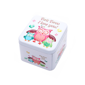 Tùy chỉnh in tinplate lưu trữ nhỏ container Wedding party kim loại có thể kẹo christems Quà Tặng tins dập nổi vuông mini hộp thiếc - Product Image 5