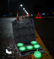 Luz de Emergencia LED Inteligente, Luz Intermitente Estroboscópica, Baliza para Automóvil, Lámpara de Advertencia de Seguridad Vial, Kits de Luces de Señalización para Automóviles, Bicicletas y Camiones