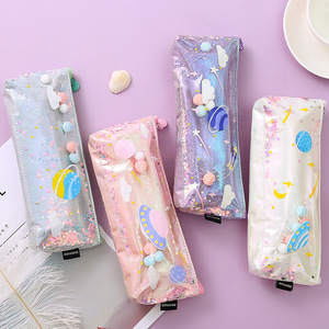 <span class=keywords><strong>Astuccio</strong></span> Creativo <span class=keywords><strong>con</strong></span> Effetto Cielo Stellato e Sabbia Fluida, Borsa per Cancelleria Personalizzata per Studenti, Scatola Colorata per Articoli di Cancelleria - Product Image 1