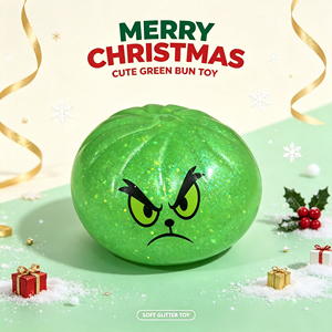 Juguete Blandito de Navidad con Forma de Grinch, Juguete Sensorial Antiestrés para Niños y Adultos, Regalo de Navidad - Product Image 4