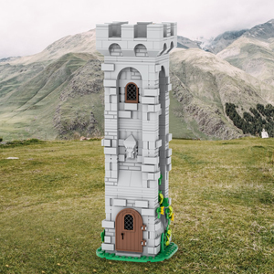 Nouvelles Tours de Garde Militaires de Guerre des Châteaux, Architecture Médiévale, Modèle d'Action DIY, Cadeau, Ensembles de Blocs de <span class=keywords><strong>Construction</strong></span> de la Seconde Guerre Mondiale, Jouets pour Enfants - Product Image 2