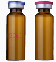 Flacons en verre à sertir en vrac, corps transparent, pour applications cosmétiques et échantillons de laboratoire