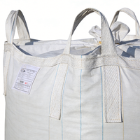 Sac jumbo en polypropylène tissé de qualité alimentaire imprimé sur mesure, 1000 kg, grand sac FIBC à ouverture supérieure pour le riz et la farine