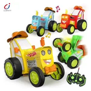 Chengji toptan fiyat Juguetes uzaktan kumanda karikatür çılgın dublör dans çocuklar için kamyon oyuncaklar Rc atlama araba