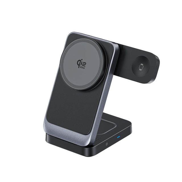 Factory Wholesale Qi2.2 3-in-1 Magnetic Wireless Charger, Foldable TEC Semiconductor Refrigeration 25W Fast Charging Stand
