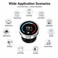 Módulo de Pantalla TFT LCD Redonda Personalizada de 1.6 Pulgadas con Perilla, Carcasa Metálica, Dial Inteligente para Electrodomésticos Inteligentes y Fabricación en Masa