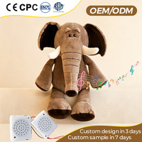 Boneka Hewan Musik Berbunyi yang Dapat Direkam Sendiri (Kustom) dengan Modul Suara yang Dapat Dilepas, Boneka Bernyanyi yang Dapat Dipersonalisasi (Singsing)