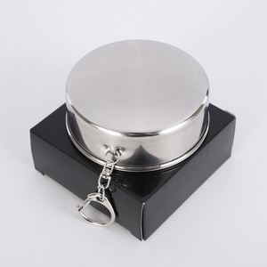 Gobelets pliables télescopiques en acier inoxydable personnalisés pour le camping, vente en gros - Product Image 4