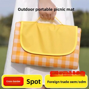 Cross-border Outdoor <b>Picnic</b> <b>Mat</b> Non-slip Waterproof & Moisture-proof Portable Camping Dining Cloth Nonwoven Fabric Spring Use - Product Image 4