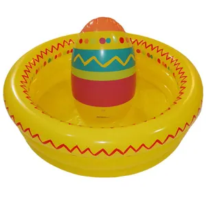 Mexican Fiesta Inflatable Sombrero Drink Cooler