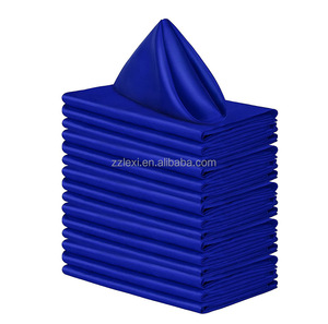 Serviettes de table carrées en satin pour banquets de mariage romantiques mouchoir de dîner en tissu de <span class=keywords><strong>restaurant</strong></span> doux - Product Image 5