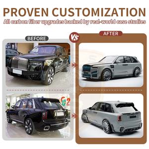 Upgrade Facelift MSY Style <strong>Body</strong> <strong>Kit</strong> for <strong>Rolls</strong> <strong>Royce</strong> Cullinan Front Bumper Assembly Wheel Eyebrow Rear Exhaust Tips Rear Spoiler - Product Image 3