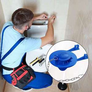 Chaîne de levage universelle en acier inoxydable 304 étanche pour <span class=keywords><strong>chasse</strong></span> <span class=keywords><strong>d</strong></span>'<span class=keywords><strong>eau</strong></span> de toilettes, crochet de remplacement pour vanne de <span class=keywords><strong>chasse</strong></span> <span class=keywords><strong>d</strong></span>'<span class=keywords><strong>eau</strong></span>, plomberie - Product Image 5