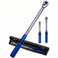 Clé dynamométrique de 1/2 pouce 20-220 Nm Haute précision Préréglable Réglable à clic rapide Kit multifonction Clé à cliquet dynamométrique de 1/2 pouce