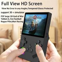 Producto Popular, Consola de Videojuegos Portátil para Niños, con Juegos Preinstalados, Regalo para Niños, Consola de Videojuegos Portátil Delgada con Control Manual