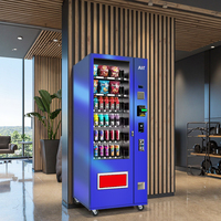 Petit distributeur automatique sans pilote intelligent de boissons et de collations réfrigérées avec fonction SDK intégrée