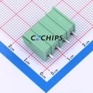 DB302-5.0-4P-GN-S Screw Terminal Block Through hole Component (THT),P=5mm Connector 1x4P 5mm Green Through Hole - Product Image 2