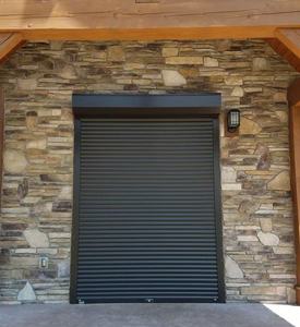 Đôi theo dõi tốc độ cao nhôm cán cửa thông minh điều khiển từ xa Windproof an ninh cửa nhà để xe hiện đại được thiết kế nhà để xe - Product Image 1