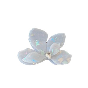 Horquilla elegante de fibra de acetato para mujer con clip de tiburón de gama alta de fantasía de lentejuelas simples con triángulo de diamante <span class=keywords><strong>tridimensional</strong></span> - Product Image 5