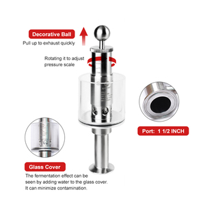Vente directe usine : Vanne de régulation de pression de gaz à tuyau droit pour dioxyde de carbone - Product Image 1