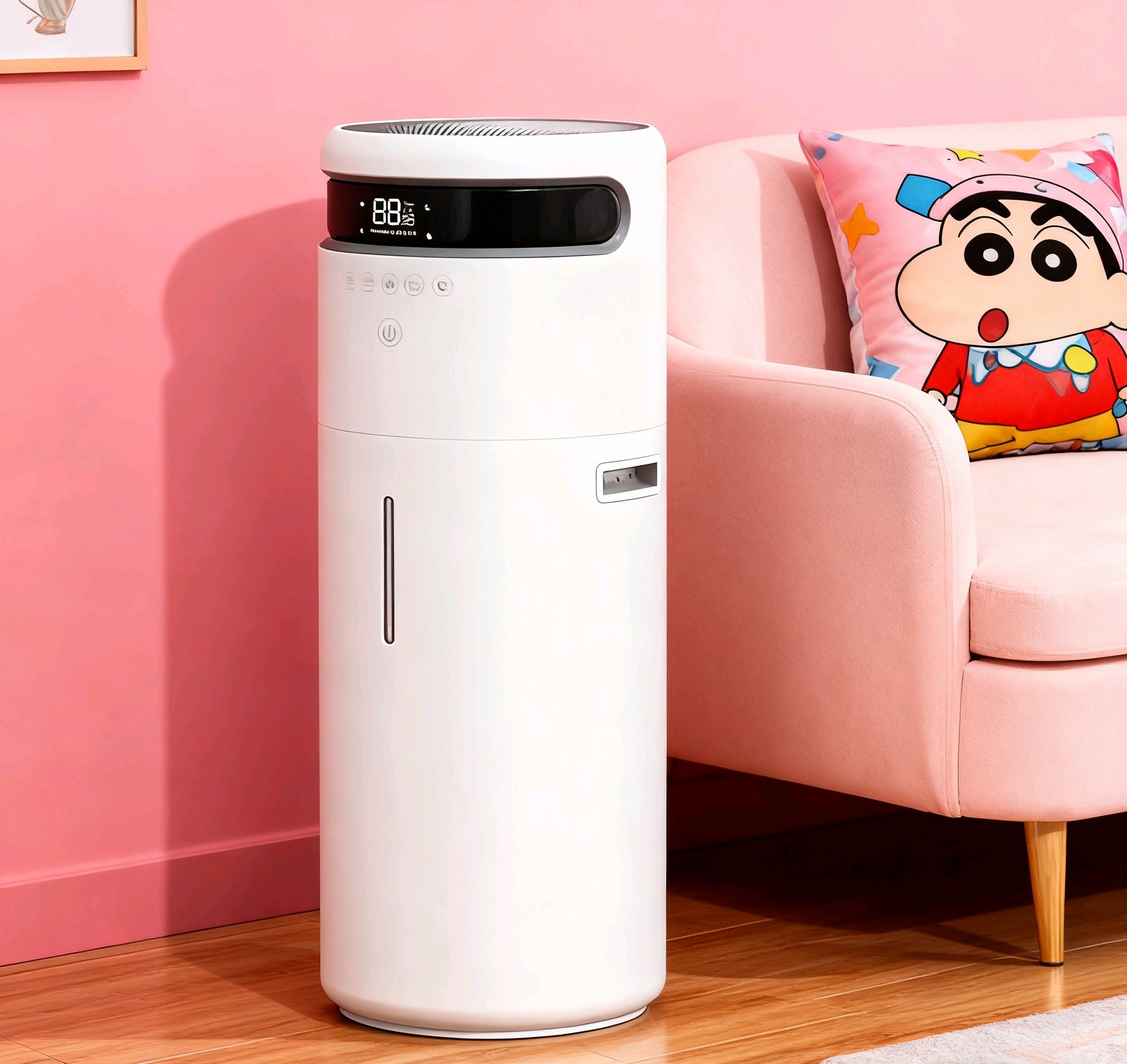 WANTU 16L Ultrasonic Humidifier With Mist & Steam Smart Purifier For Household & Hotel Use Plastic Material Large Room Coverage