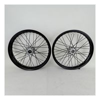 Ensemble de roues E-Ride Pro SS 3.0 SR 17 Supermoto ; moyeux en aluminium CNC pour moto électrique tout-terrain ; jantes haute performance 17x1.6 17x2.15