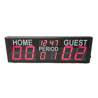 Tableau de bord numérique de volley-ball Portable 4 pouces, 10 chiffres, tableau de bord alimenté par télécommande